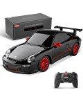 BEZGAR Porsche Remote Control Car - Officially Licensed Porsche 911 GT3 RS Toy Car 1:24 Porsche RC Car Model Vehicle Gift for Boys,Girls,Teens and Adults (39900 Black)