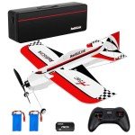 Radiolink A560 Ready to Fly (RTF) 3D RC Airplane 580mm Wingspan with Byme-A Gyro FC, 6 Flight Modes, Brushless Motor 15A ESC RC Plane, T8S TX & R8XM RX Voltage Telemetry for Beginner or Experienced