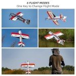 Radiolink A560 Ready to Fly (RTF) 3D RC Airplane 580mm Wingspan with Byme-A Gyro FC, 6 Flight Modes, Brushless Motor 15A ESC RC Plane, T8S TX & R8XM RX Voltage Telemetry for Beginner or Experienced