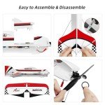 Radiolink A560 Ready to Fly (RTF) 3D RC Airplane 580mm Wingspan with Byme-A Gyro FC, 6 Flight Modes, Brushless Motor 15A ESC RC Plane, T8S TX & R8XM RX Voltage Telemetry for Beginner or Experienced