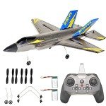 OTXKOO RC Plane Remote Comtrol Airplane Remote Control Airplane,2.4Ghz 4 Channels RC Plane, Remote Control Airplane Ready to Fly, RC F35 Jet for Advanced Adult Player