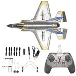 OTXKOO RC Plane Remote Comtrol Airplane Remote Control Airplane,2.4Ghz 4 Channels RC Plane, Remote Control Airplane Ready to Fly, RC F35 Jet for Advanced Adult Player