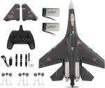 OTXKOO RC Plane Remote Control Airplane RTF 4CH Tail Motor 3D / 6D Stunt Function SU35 Jet Aircraft with Hobby Model 2 Left Hand Throttle