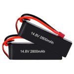 Ssccgym RTR 25.5Inches FT011 Large Remote Control Brushless Boat RC Speed Watercraft 2.4G 4WD 55KM/H for Hobby Adult (2-Batteries)