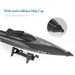 Ssccgym RTR 25.5Inches FT011 Large Remote Control Brushless Boat RC Speed Watercraft 2.4G 4WD 55KM/H for Hobby Adult (2-Batteries)