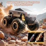 Remote Control Car Off-Road Pick-up Truck, 4WD Waterproof Cybertruck Toy RC Cars for All Terrain, 1:16 Scale Hobby Monster Truck Toys 2.4GHz Vehicles Kids Gifts for Boys/Girls Age 6 7 8 9 10-12+