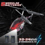 CYLION Remote Control Helicopter for Kids with 30-Minute Flight Time, LED Light Effects, Altitude Hold, One-Key Takeoff/Landing, for Boys and Girls Ages 6+, Perfect Christmas and Birthday Gifts