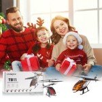 CYLION Remote Control Helicopter for Kids with 30-Minute Flight Time, LED Light Effects, Altitude Hold, One-Key Takeoff/Landing, for Boys and Girls Ages 6+, Perfect Christmas and Birthday Gifts