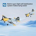OMNANGO RC Plane Toy Drones 3 Channel BF-109 Airplane,2.4GHz 6-axis Gyro Stabilizer RTF Glider Aircraft Plane or Beginners Adults Kids with Xpilot Stabilization System Fighter