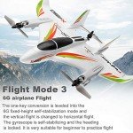 GoolRC WLtoys XK X450 RC Airplane, 2.4G 6CH RC Glider Fixed Wing Aircraft, 3 Flight Models Brushless RC Helicopters Vertical Takeoff Landing RTF for Adult