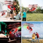TERRAMUS Remote Control Helicopter for Kids,Altitude Hold RC Helicopters with Gyro & LED Light,2.4GHz Radio Controlled Aircraft Indoor Toy with 3.5 Channel,High&Low Speed,Gift for Boys Adults Beginner
