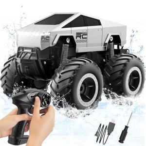 1:16 Fast RC Car Remote Control Cyber Truck Toys for Kids, 4WD Off-Road Amphibious Remote Control Cars Boys Teens Gifts, 2.4GHz Max 22mph Electric Vehicle RC Truck Pick-up Car Toys Presents Ages 6+
