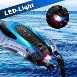 4DRC RC Boats - 30+ MPH Fast Remote Control Boat for Pools, 2.4GHz RC Boats for Adults & Kids with 2 Batteries,Summer Toys for Ideal Gifts for Kids Boys Age 8-12 Years Old
