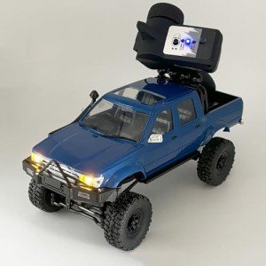 RC Rock Crawler WPL C64-1 RC Truck 4x4 1/16 RC Crawler Off Road Pickup Hobby RTR All Terrain 260 Motor Upgraded Chassis Proportional Throttle Steering 2.4GHz Axle Mounted Servo Adult