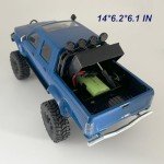 RC Rock Crawler WPL C64-1 RC Truck 4x4 1/16 RC Crawler Off Road Pickup Hobby RTR All Terrain 260 Motor Upgraded Chassis Proportional Throttle Steering 2.4GHz Axle Mounted Servo Adult