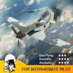 Volantexrc RC Planes for Adults, FW190 Fighter 4-CH RTF RC Airplane, One-Key Aerobatic, Stable and Safe with Xpilot Stabilization System, Suitable for Outdoor Activity