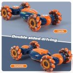 QXHOL Gesture Sensing RC Stunt Car - Boys Toys Age 6-8-12, 4WD Hand Controlled Remote Control Twist Car with Light & Music, Cool Birthday Presents and Ideas Gifts for Kids Age 7 9 10 11 12 Years Old