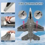 jaming RC Plane 3 Channel Remote Control Airplane for Adults，F16 RC Fighter with 6-Axis Gyro，2.4GHz Radio Controlled Hobby Glider Jet Aircraft for Beginners，Adults & Kids Gift
