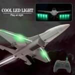 jaming RC Plane 3 Channel Remote Control Airplane for Adults，F16 RC Fighter with 6-Axis Gyro，2.4GHz Radio Controlled Hobby Glider Jet Aircraft for Beginners，Adults & Kids Gift