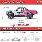 ARRMA RC Truck Mojave GROM 4X4 223S BLX BRUSHLESS Small Scale Desert Truck RTR with DSC, Battery & Charger Included, Teal, ARA2304ST1