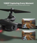 SYMA Drone with Camera 1080P HD FPV Cameras Remote Control Toys RC Quadcopter Helicopter Gifts for Boys Girls Adults Beginners with Altitude Hold, Headless Mode, One Key Start, 3D Flips 2 Batteries