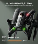 SYMA Drone with Camera 1080P HD FPV Cameras Remote Control Toys RC Quadcopter Helicopter Gifts for Boys Girls Adults Beginners with Altitude Hold, Headless Mode, One Key Start, 3D Flips 2 Batteries