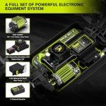 RIAARIO RC Cars 1/14 RTR Brushless RC Car for Adults Fast 50 mph RC Trucks All Terrain Hobby Trucks Electric Off-Road Monster Trucks 4WD Remote Control Car Waterproof Truck with 3S 2200 mAh Battery