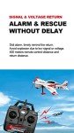 FLYCOLOR QIDI-550 3D RC Airplane One-Key Hanging Stunt Fixed Wing with Wind Resistant Flight Control for Beginner and Experienced Ready to Fly RED