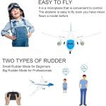 OTTCCTOY RTF RC Plane, 3CH Remote Control 787 dreamliner Airplane Indoor Outdoor 2.4GHz Radio Control Aircraft for Kids Boys Beginner