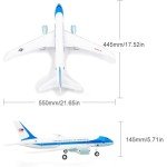 OTTCCTOY RTF RC Plane, 3CH Remote Control 787 dreamliner Airplane Indoor Outdoor 2.4GHz Radio Control Aircraft for Kids Boys Beginner