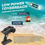 BEZGAR RC Boat, 18 inch Big Brushless Remote Control Boat for Adults and Kids and, 55 KPH Large Fast RC Speed Boat with 2500mAh Battery, Ideal Waterproof Toy Boats for Lakes - HJ816 Green