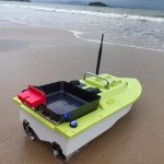 CRESEAPRODUCTS S80 Brushless Motor Super Speed Saltwater RC Fishing Bait Boat with GPS for Surf Fishing with Bait Tray,2x10,000mah Battery,IP 66 Waterproof,500M Range,5 Meters/Second