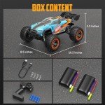 RACENT RC Truck 1:16 4x4 All Terrain RC Car 40KPH High Speed Remote Control Cars for Boys, Off-Road Monster Truck with 2.4Ghz Radio Control, 2 Batteries, Gifts for Kids Adults