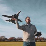 E-flite RC Airplane F-14 Tomcat Twin 40mm EDF BNF Basic Transmitter Battery and Charger Not Included EFL01450