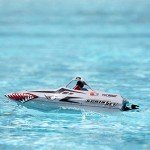 Pro Boat Sprintjet 9" Self-Righting Deep-V Jet Boat Brushed RTR Ready to Run Silver PRB08045T1