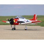 E-flite RC Airplane T-28 Trojan 1.2m BNF Basic Transmitter Battery and Charger Not Included with Smart EFL18350