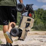 Axial RC Crawler 1/6 SCX6 Trail Honcho 4 Wheel Drive RTR (Transmitter and Receiver Included, Battery and Charger Not Included), Sand, AXI05001T2, Trucks Electric