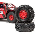 ARRMA RC Truck 1/7 Mojave 6S V2 4WD BLX Desert Truck with Spektrum Firma (Ready-to-Run), Red/Black, ARA7604V2T2