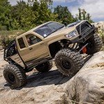 Axial RC Crawler 1/6 SCX6 Trail Honcho 4 Wheel Drive RTR (Transmitter and Receiver Included, Battery and Charger Not Included), Sand, AXI05001T2, Trucks Electric