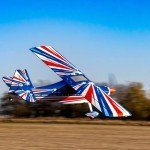 E-flite RC Airplane Decathlon RJG 1.2m BNF Basic Transmitter Battery and Charger Not Included EFL09250