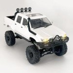 WPL C64-1 RC Crawler 1/16 Scale RC Truck Off Road RC Rock Crawler 4x4 Remote Control Pickup All Terrain RTR 260 Motor Upgraded Chassis Proportional Control 2.4GHz Axle Mounted Servo Adult