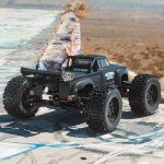 ARRMA RC Truck 1/8 Notorious 4X4 6S BLX BRUSHLESS V6 Stunt Truck RTR (Battery and Charger Not Included), (Black), ARA8611V6T1