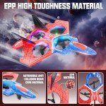 BEZGAR Drones for Kids | 2.4GHZ RC Plane, Spider Toys for Boys, Remote Control Spider, 6-axis Gyro Remote Control Airplane, RC Helicopter, 360° Flip Fighter Jet Toy, Toys for ages 8-13