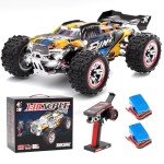 TOPMVP 1/18 Scale All Terrains RC Cars for Adults, Brushless 37 MPH Fast Electric Car with 2.4 GHz Remote Control, 4X4 Off-Road Truck with Two Rechargeable Batteries, Gifts for Boys