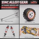 TOPMVP 1/18 Scale All Terrains RC Cars for Adults, Brushless 37 MPH Fast Electric Car with 2.4 GHz Remote Control, 4X4 Off-Road Truck with Two Rechargeable Batteries, Gifts for Boys