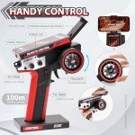 TOPMVP 1/18 Scale All Terrains RC Cars for Adults, Brushless 37 MPH Fast Electric Car with 2.4 GHz Remote Control, 4X4 Off-Road Truck with Two Rechargeable Batteries, Gifts for Boys