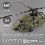 HI-REEKE K170 RC Helicopter, UH60L Remote Contro Helicopter Model Plane Toy for Men