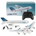 Remote Control Airplane - RC Plane Ready to Fly, 2.4Ghz 2 Channel RC Aircraft Built in 3-Axis Gyroscope, Durable EPP Styrofoam Remote Control Plane for Kids Boys Girls Beginner