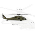HI-REEKE K170 RC Helicopter, UH60L Remote Contro Helicopter Model Plane Toy for Men