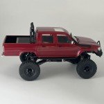 RC Crawler 1/16 Scale Remote Control Truck Off Road WPL C64-1 RC Rock Crawler 4x4 Pickup RTR All Terrain Upgraded Chassis Fully Proportional 2.4GHz Axle Mounted Servo Hobby Vehicle Adult